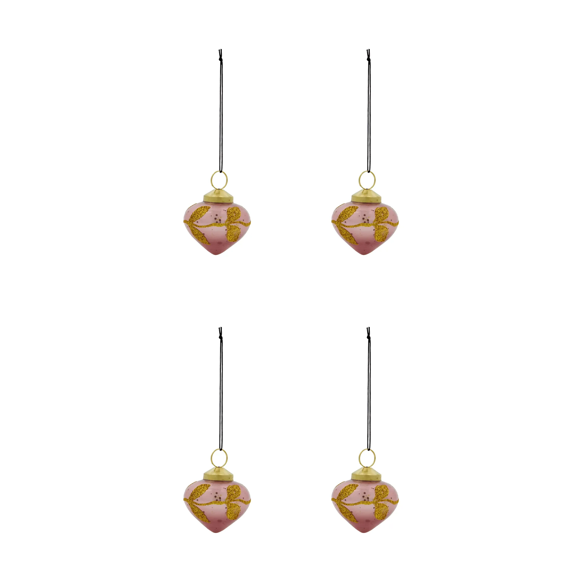 Amore julhänge 4-pack, Rosa House Doctor