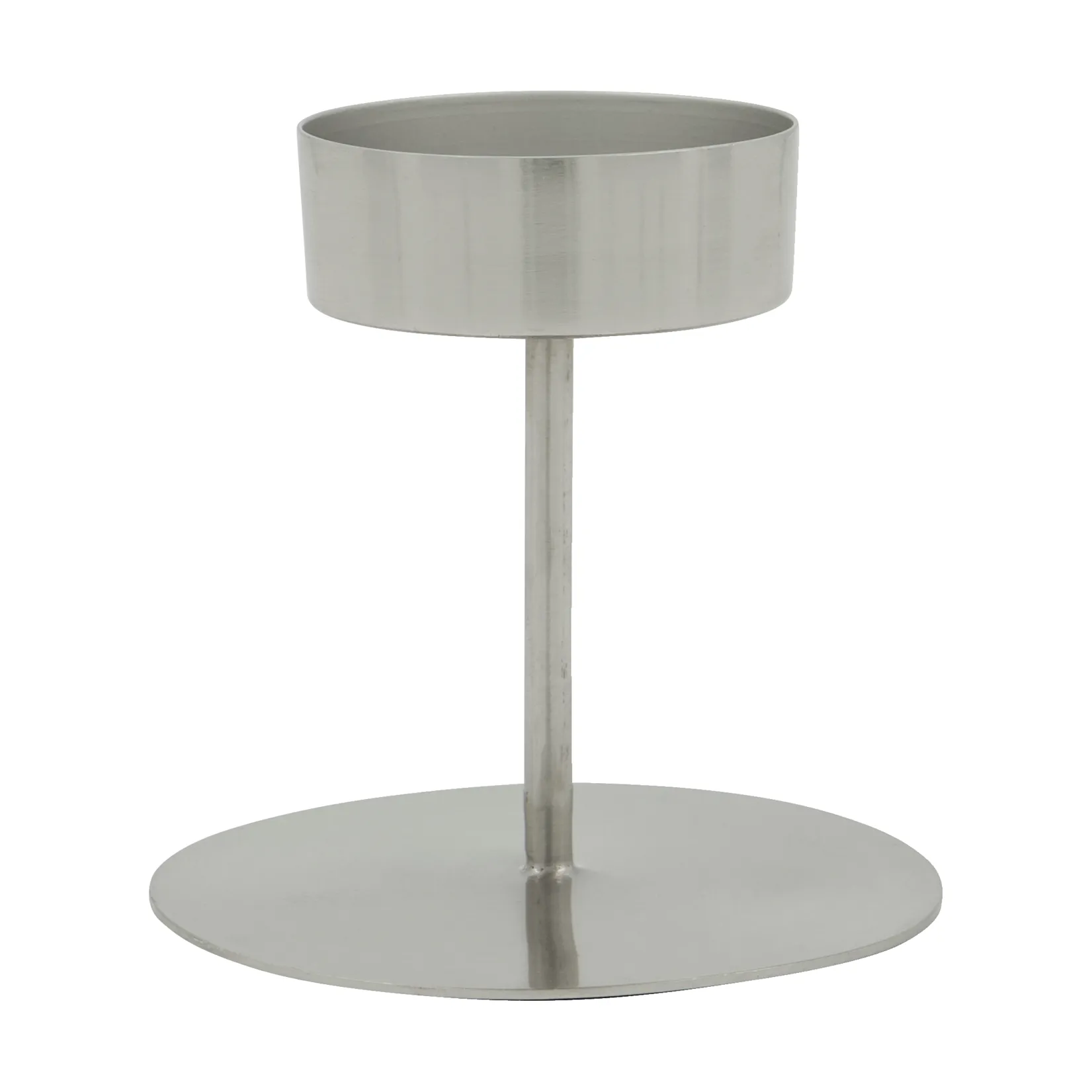 Anit värmeljusstake, Silver finish, Ø10,5x10 cm House Doctor