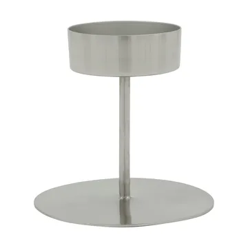 Anit värmeljusstake - Silver finish, Ø10,5x10 cm - House Doctor