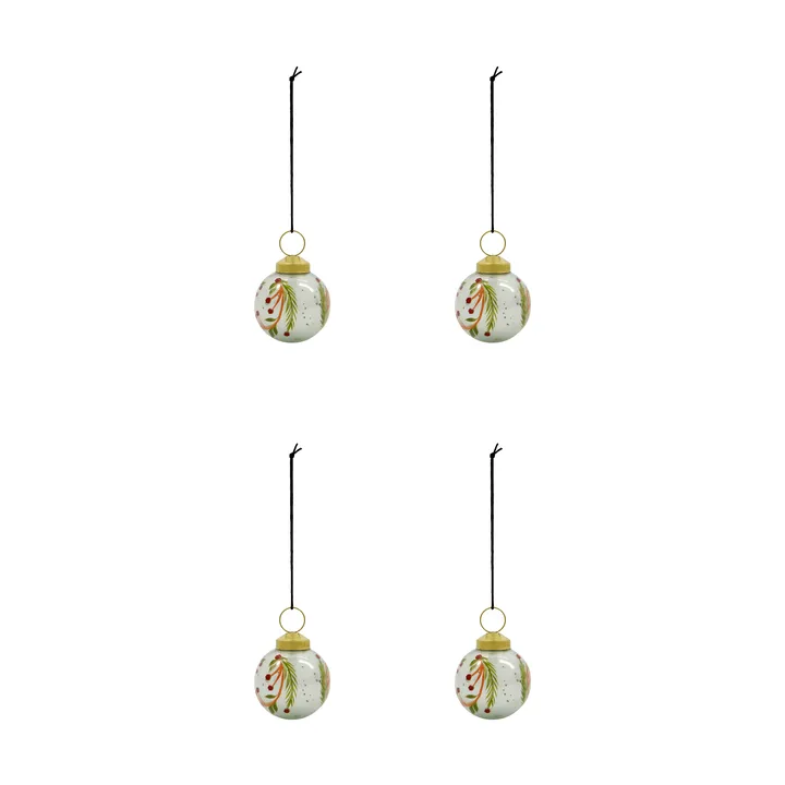 Antico julgranskula 4-pack - Ljusblå - House Doctor
