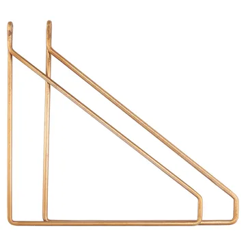 Apart hyllkonsoler 2-pack - Mässing - House Doctor