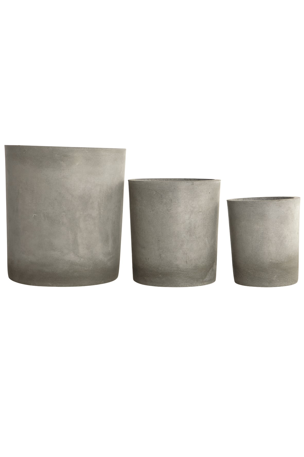 House Doctor Ave kruka 3-pack Cement | Skandinavisk Design | Krukor | Grå