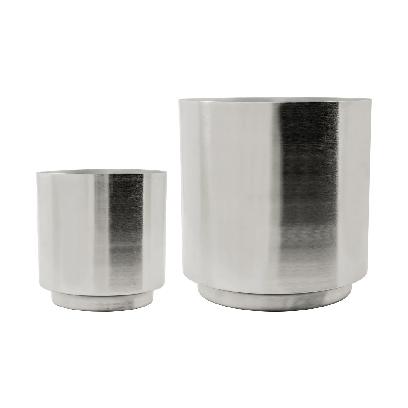 Bailey kruka 2 delar, Silver finish House Doctor