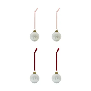 Bano julgranskula 4-pack - Silver - House Doctor