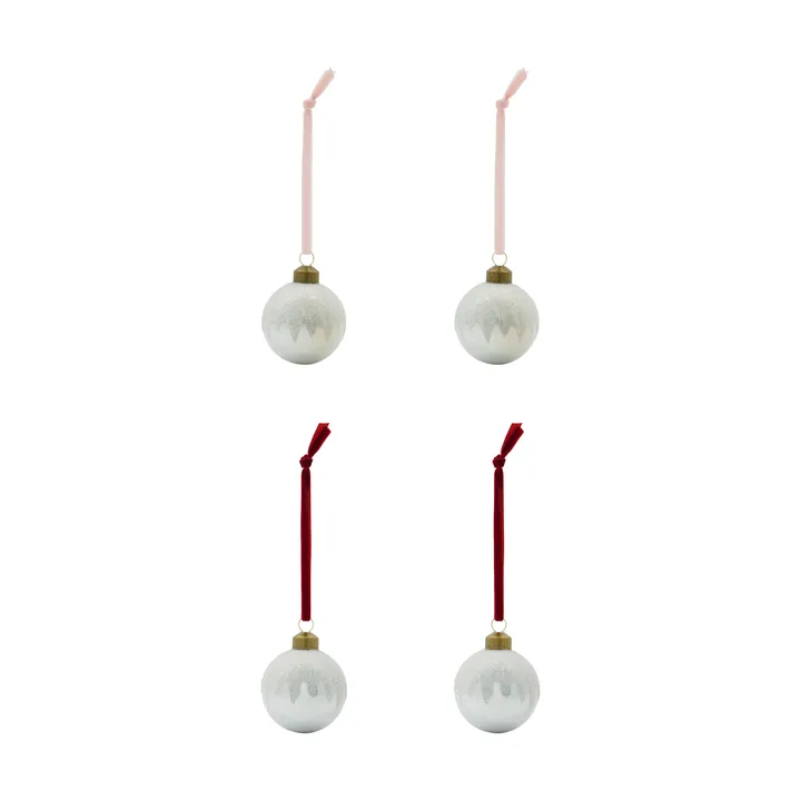 Bano julgranskula 4-pack - Silver - House Doctor