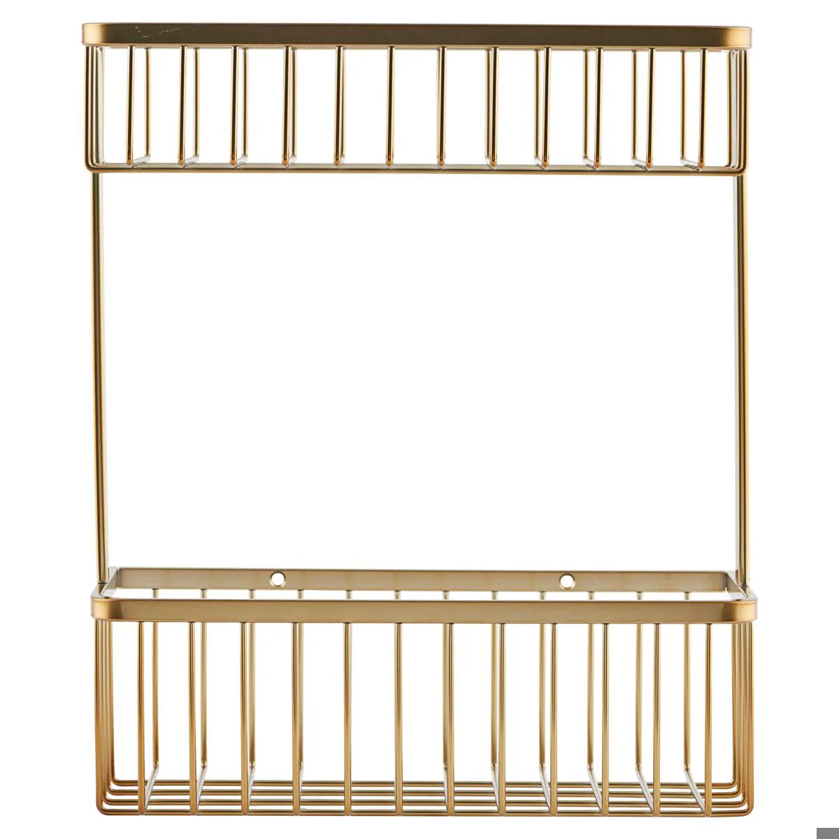 House Doctor Bath badrumshylla dubbel 28x33 cm Mässing