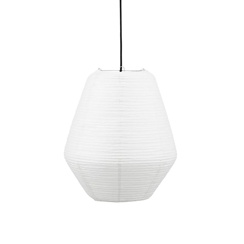 House Doctor Bidar lampskärm 36 cm Vit | Skandinavisk Design | Lampskärmar | Vit
