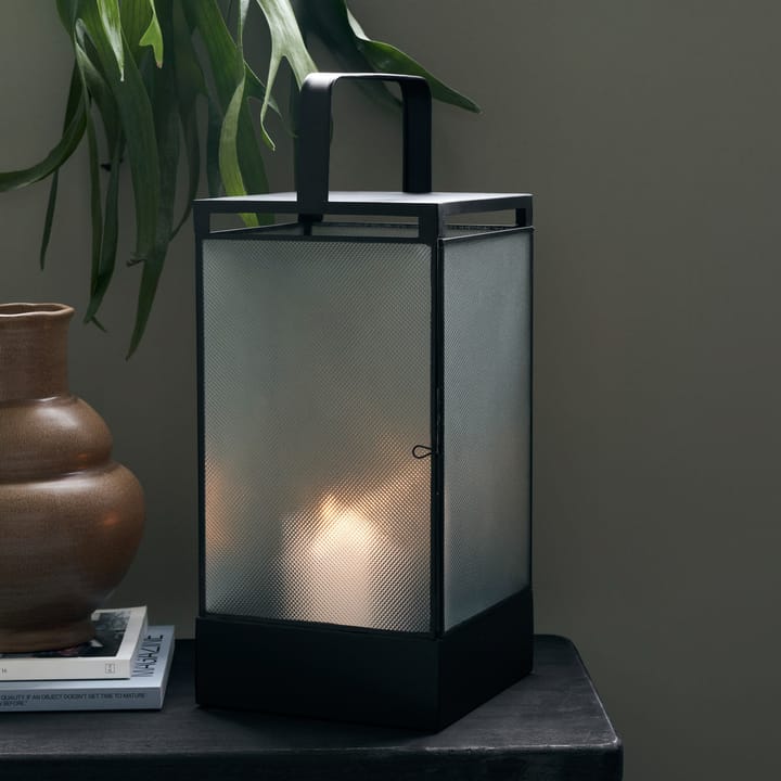 Blaze lykta 40 cm, Svart antikvitet House Doctor