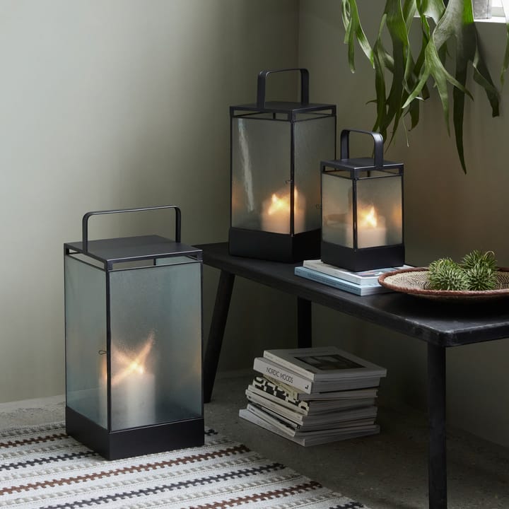 Blaze lykta 40 cm, Svart antikvitet House Doctor