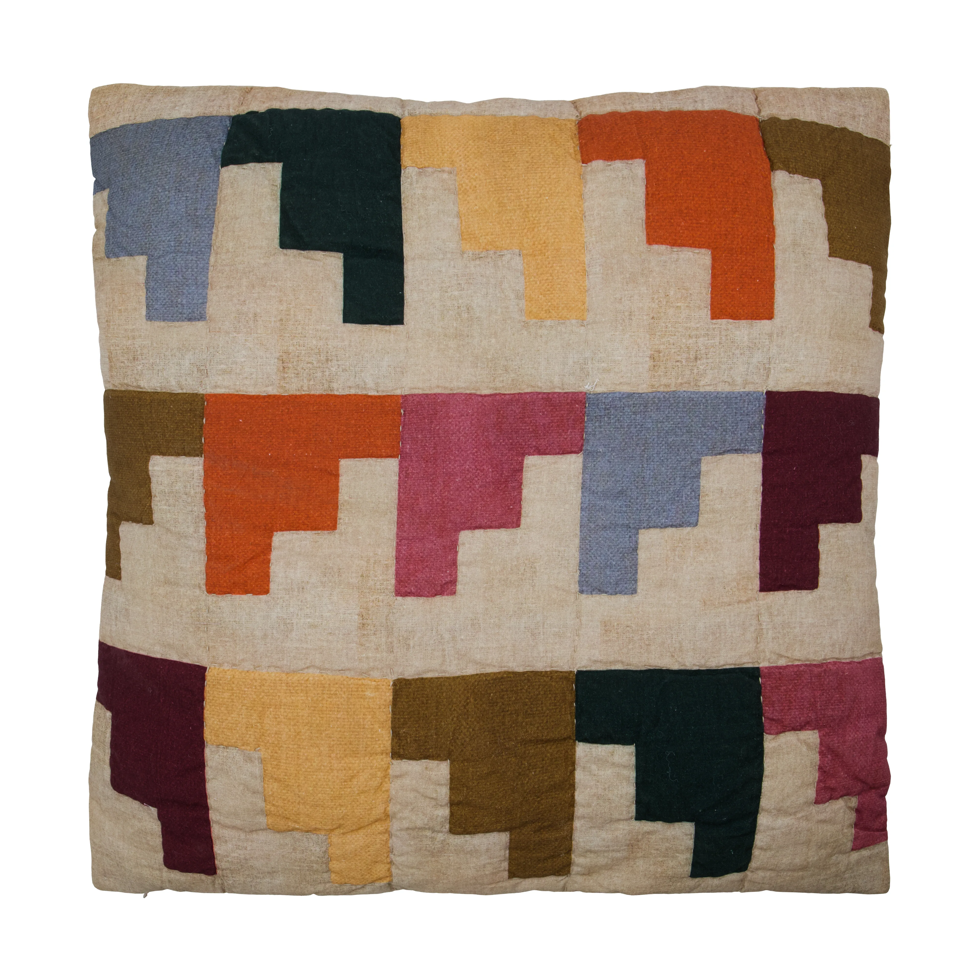 Block kuddfodral 50x50 cm, Multi