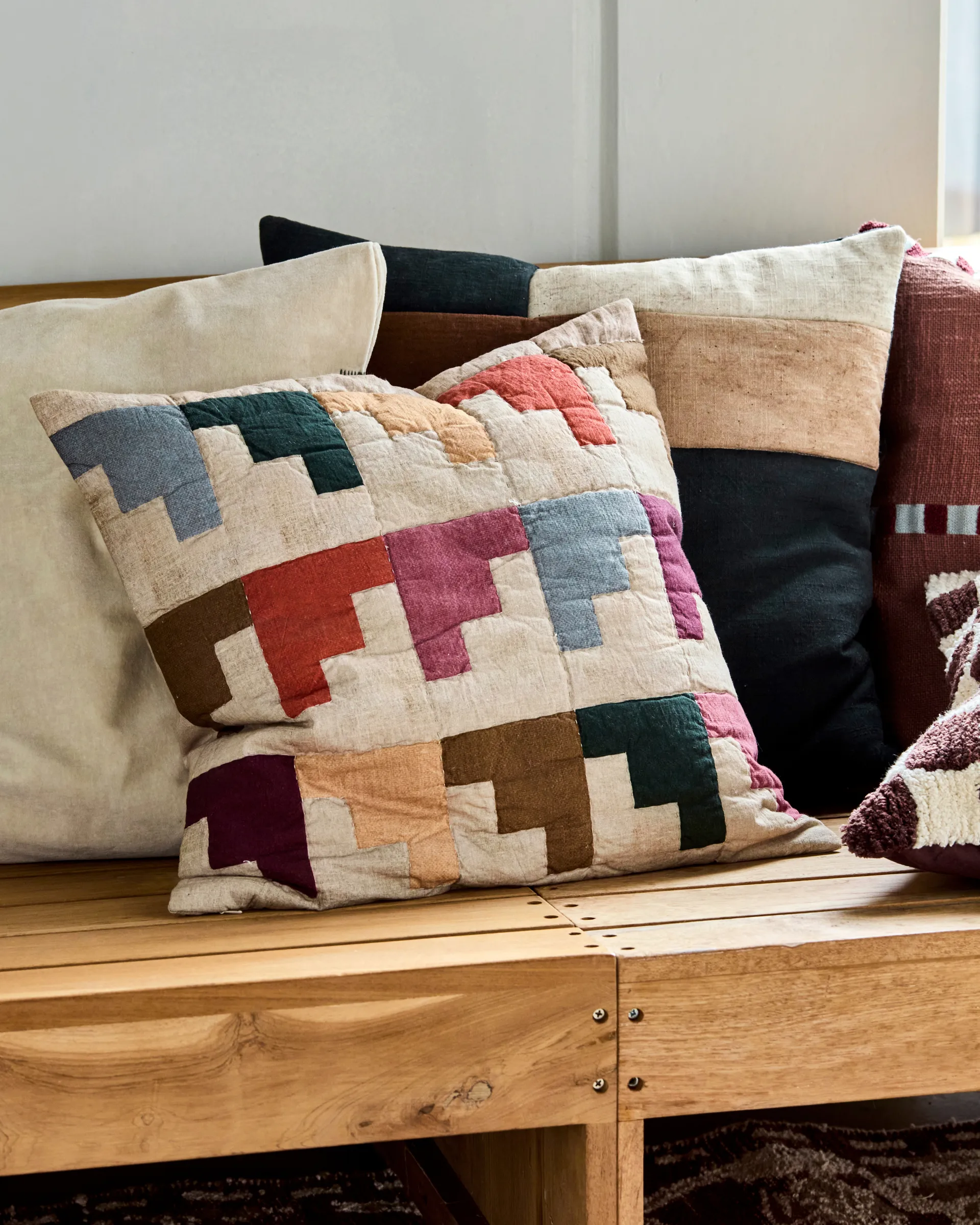 Block kuddfodral 50x50 cm, Multi House Doctor