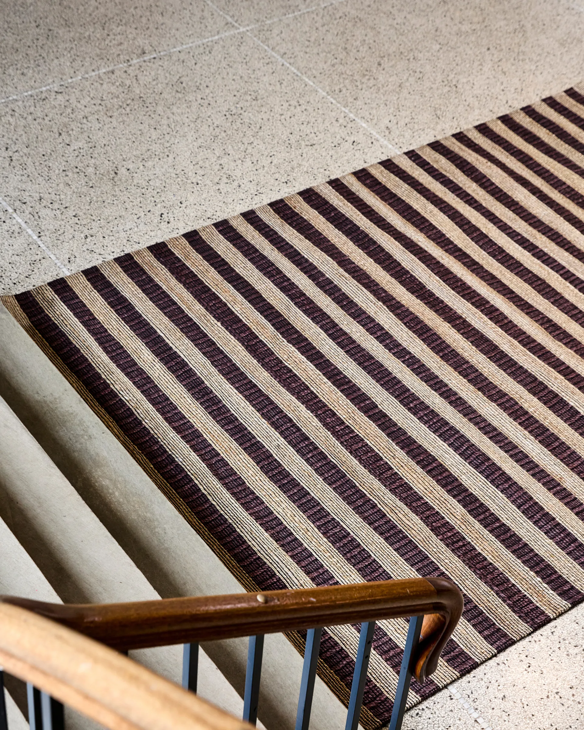 Block matta brun-natur, 200x300 cm House Doctor