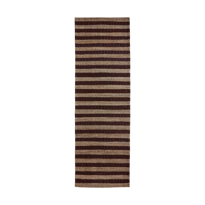 Block matta brun-natur - 90x300 cm - House Doctor