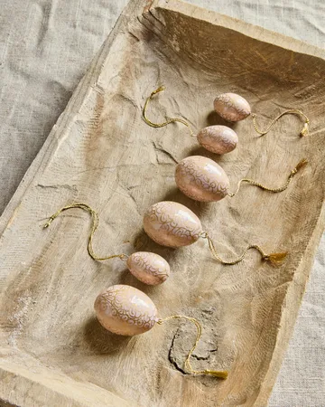 Bloom påskägg 6 delar - Rosa - House Doctor