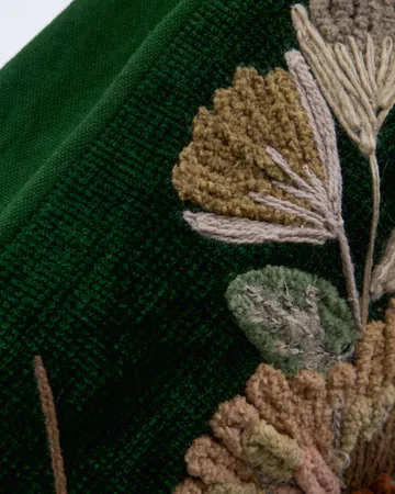 Bota kuddfodral - Grön-rosa, 50x50 cm - House Doctor