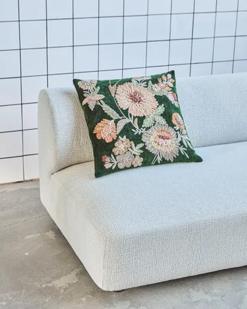 Bota kuddfodral - Grön-rosa, 50x50 cm - House Doctor