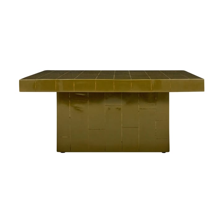 Brick soffbord 100x100x44 cm - Grön - House Doctor
