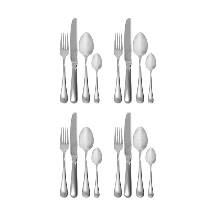 Brush bestickset 16 delar - Silver finish - House Doctor