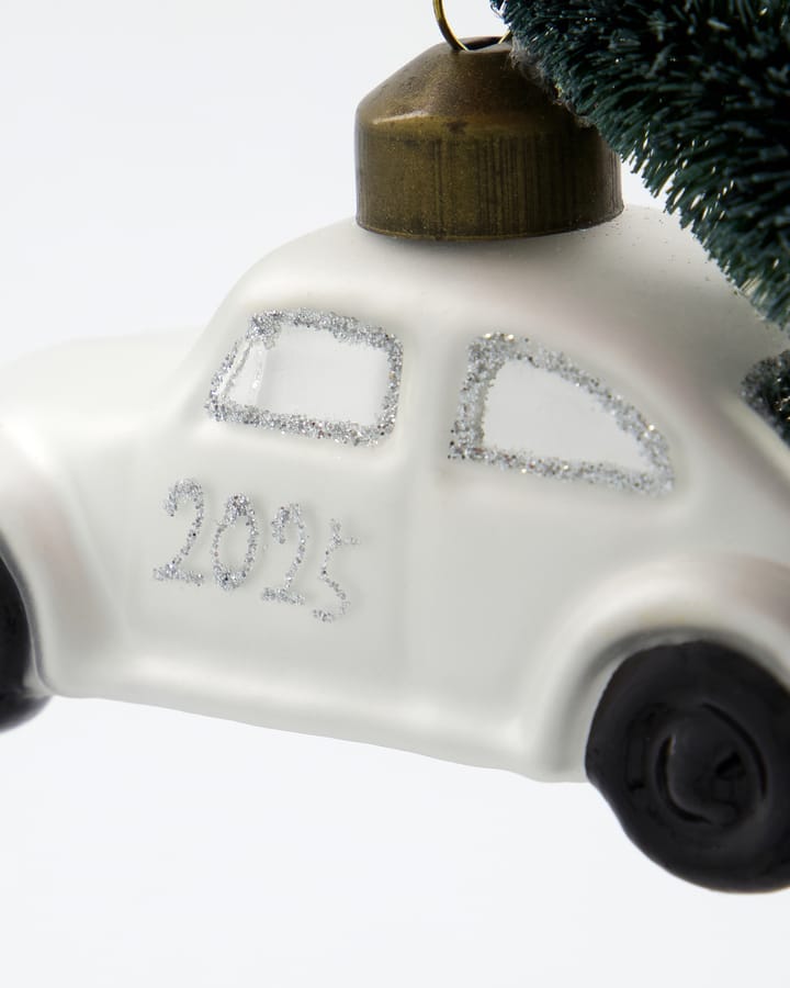 Car julhänge, Vit-silver House Doctor
