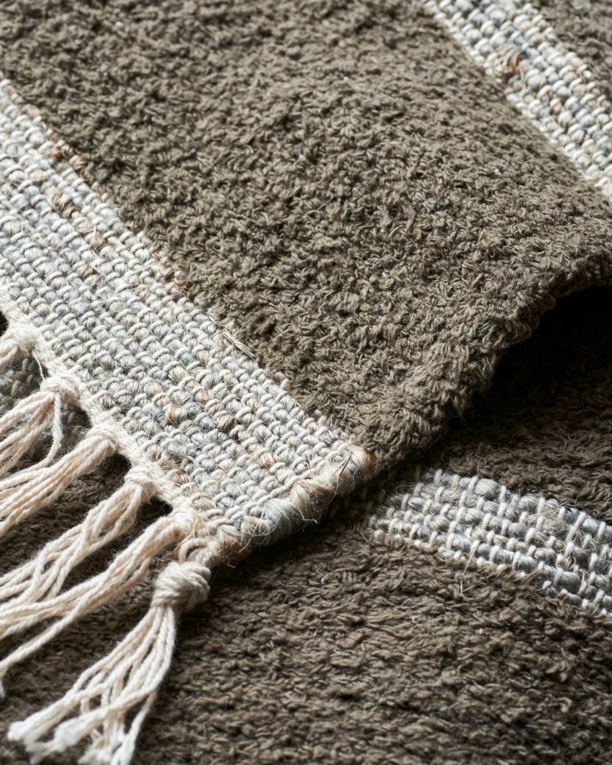 Chen matta 60x90 cm, Mörkbrun House Doctor