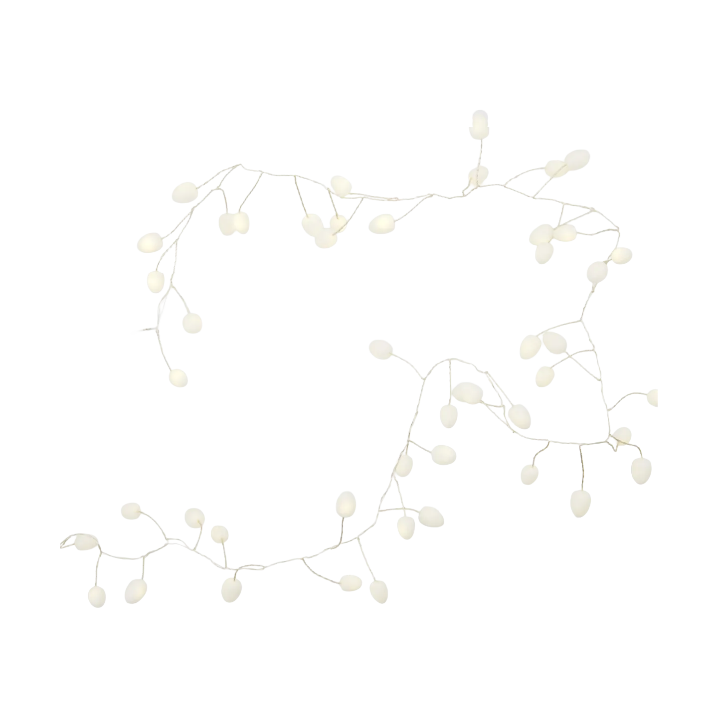 Cher ljusslinga 250 cm, Vit-silver House Doctor