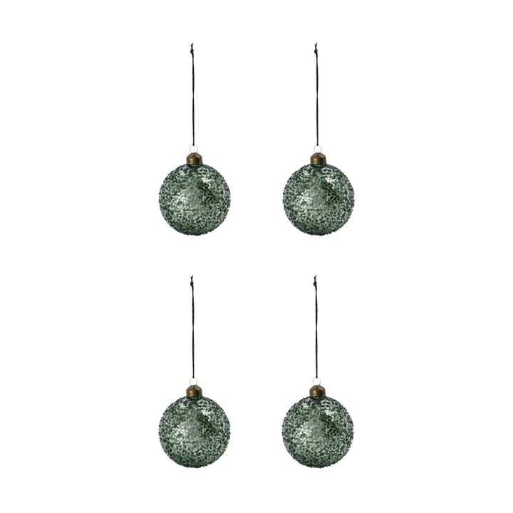 Chosen julkula Ø8 cm 4-pack - Grön - House Doctor