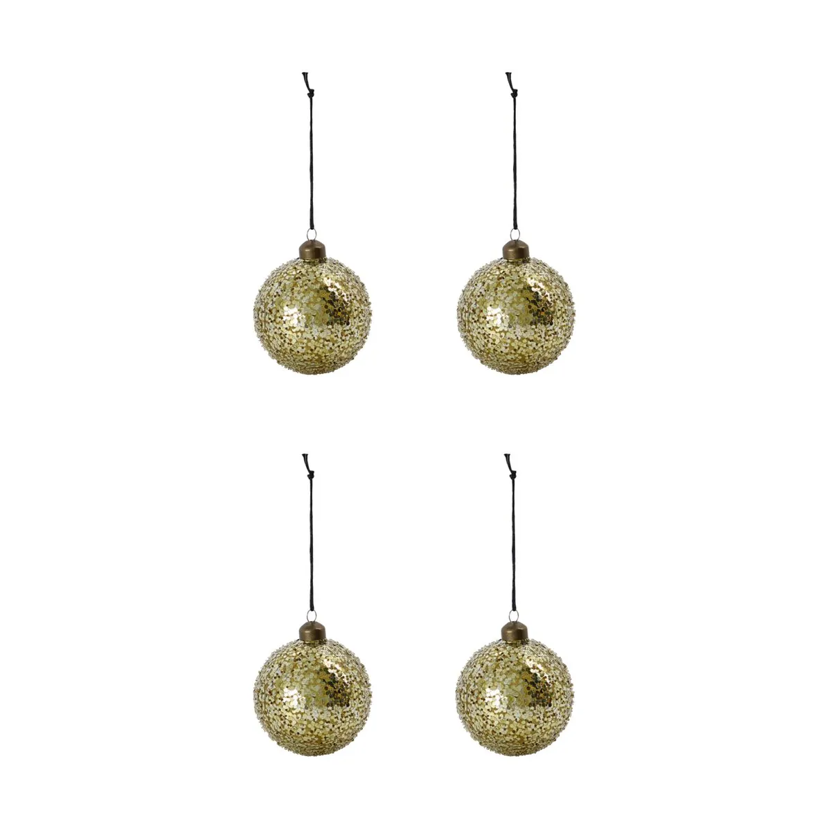 House Doctor Chosen julkula Ø8 cm 4-pack Guld