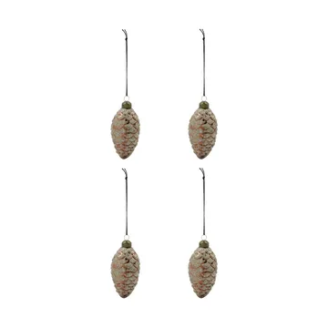 Cona julkula Ø5,5 cm 4-pack - Brun - House Doctor