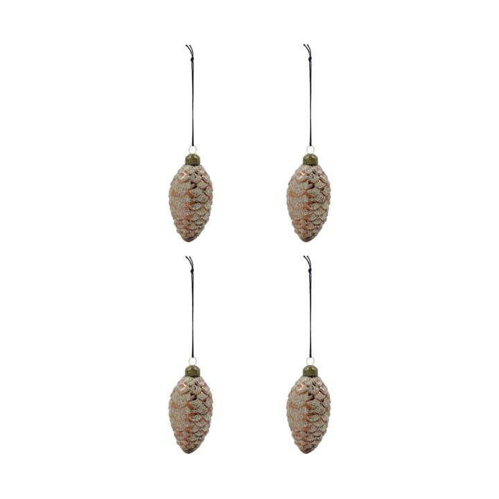 Cona julkula Ø5,5 cm 4-pack - Brun - House Doctor