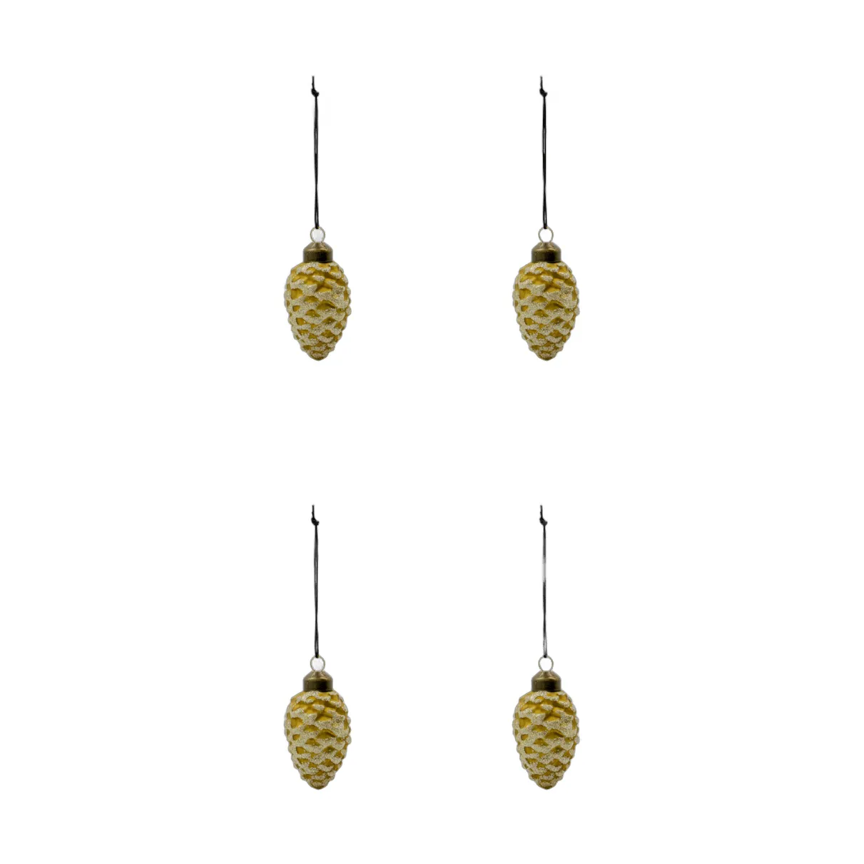 Cone julhänge 4-pack, Guld House Doctor