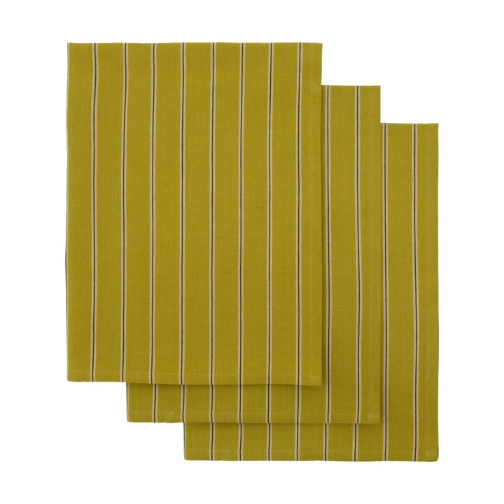 Cook kökshandduk 55x75 cm 3-pack - Senapsgul - House Doctor