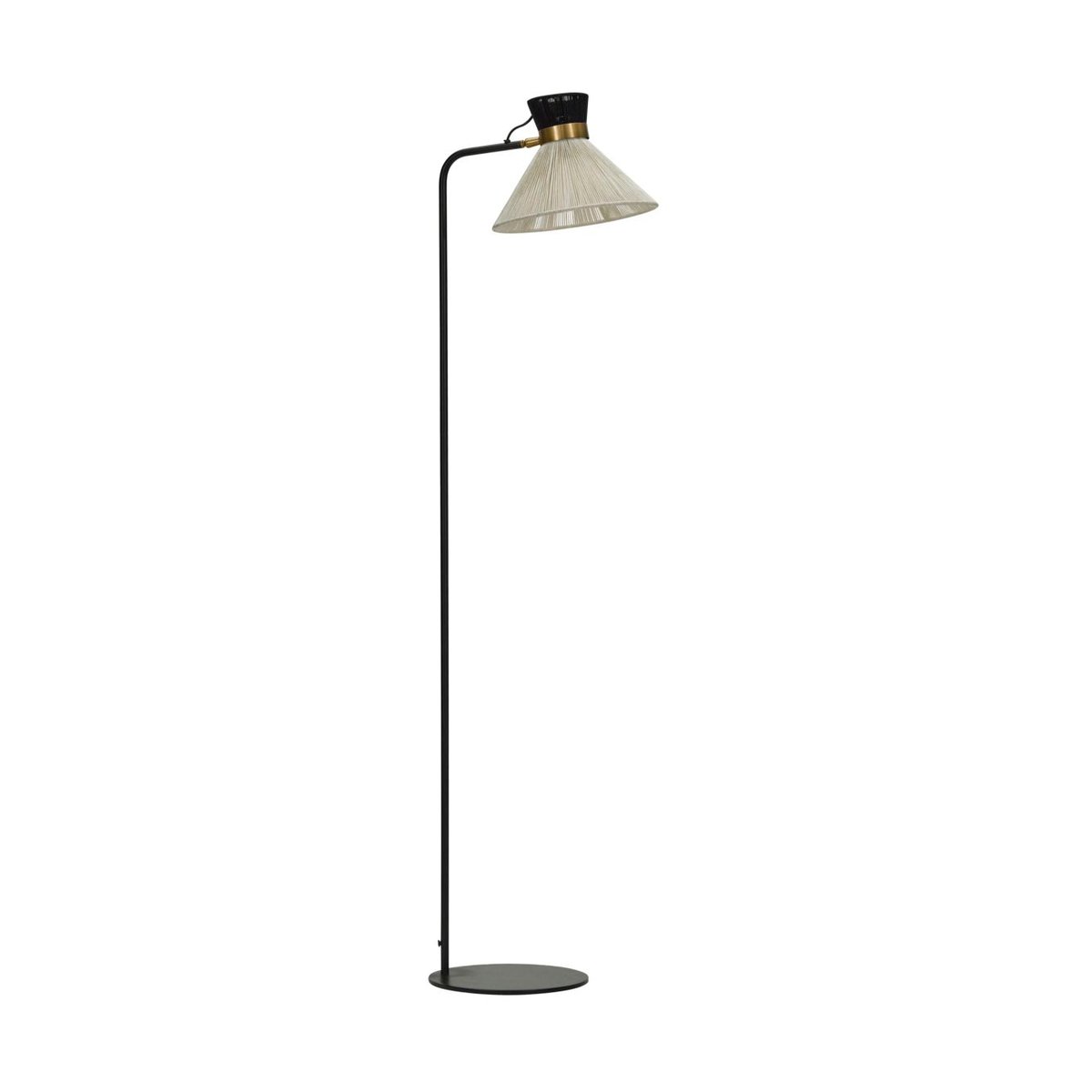 House Doctor Cord golvlampa Svart | Skandinavisk Design | Golvlampor | Svart