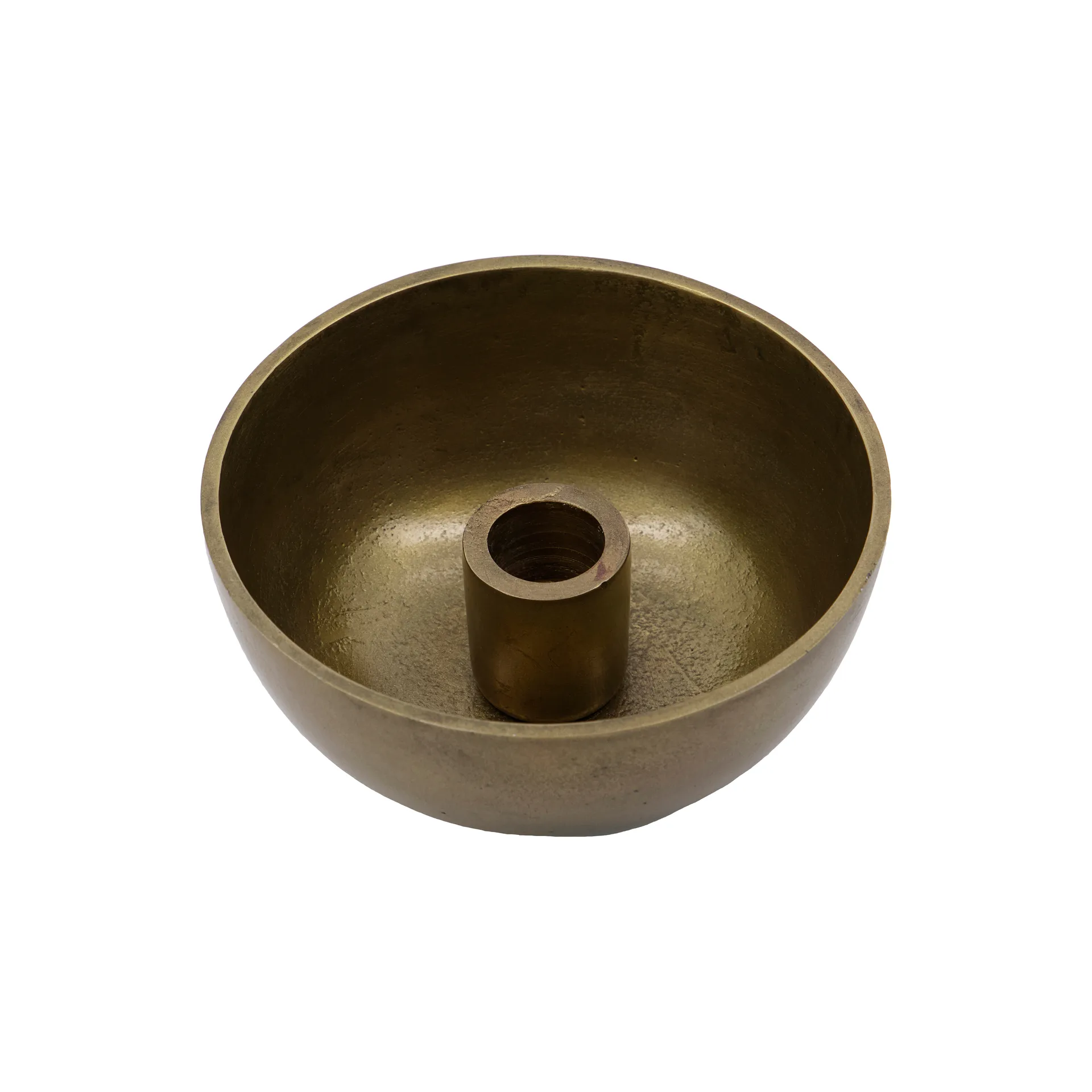 Crown ljusstake Ø13 cm, Antik mässing House Doctor