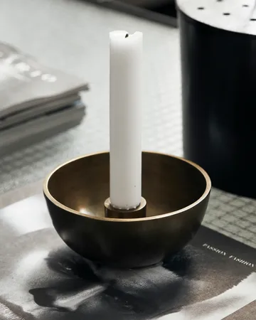 Crown ljusstake Ø13 cm - Antik mässing - House Doctor
