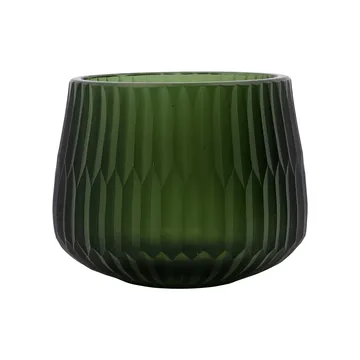 Crown värmeljushållare Ø14 cm - Grön - House Doctor