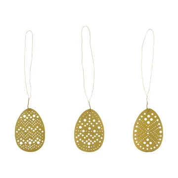 Cut påskhänge 3 delar - Antik mässing - House Doctor