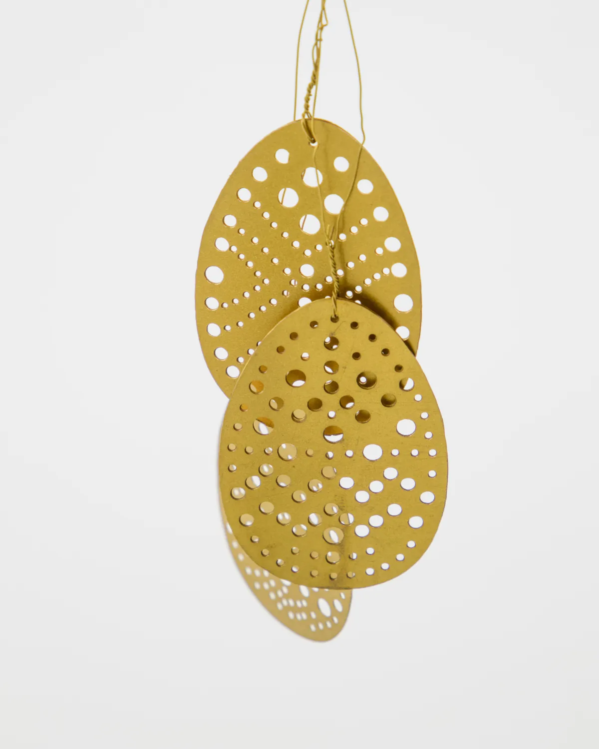 Cut påskhänge 3 delar, Antik mässing House Doctor