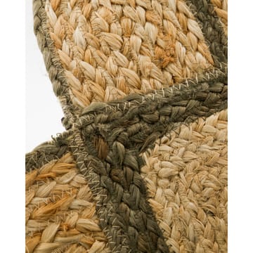 Denta dörrmatta - Grön-natur, 60x90 cm - House Doctor