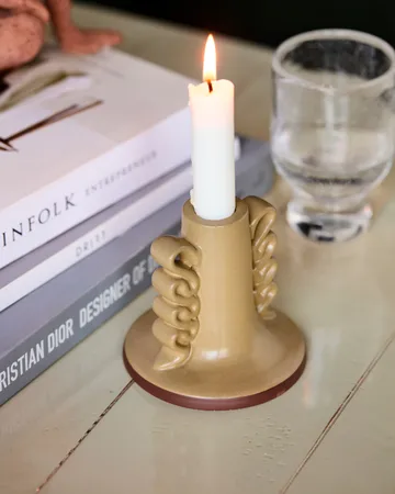 Diva ljusstake 9,5 cm - Sand - House Doctor