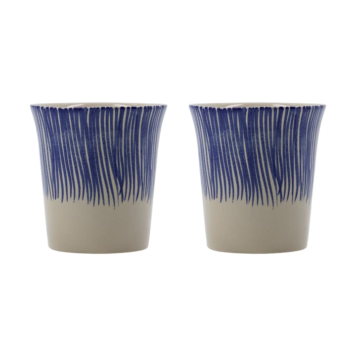 Diva mugg 25 cl 2-pack - Blå - House Doctor