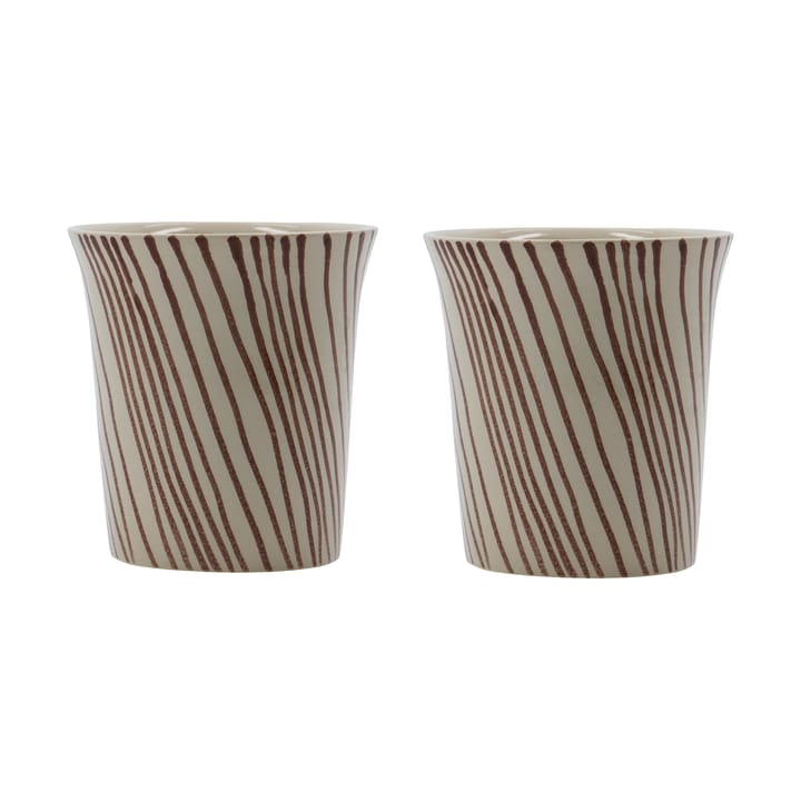 Diva mugg 25 cl 2-pack, Brun House Doctor