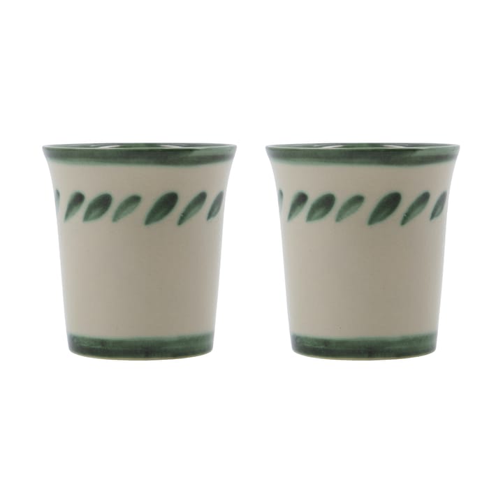 Diva mugg 25 cl 2-pack - Grön - House Doctor