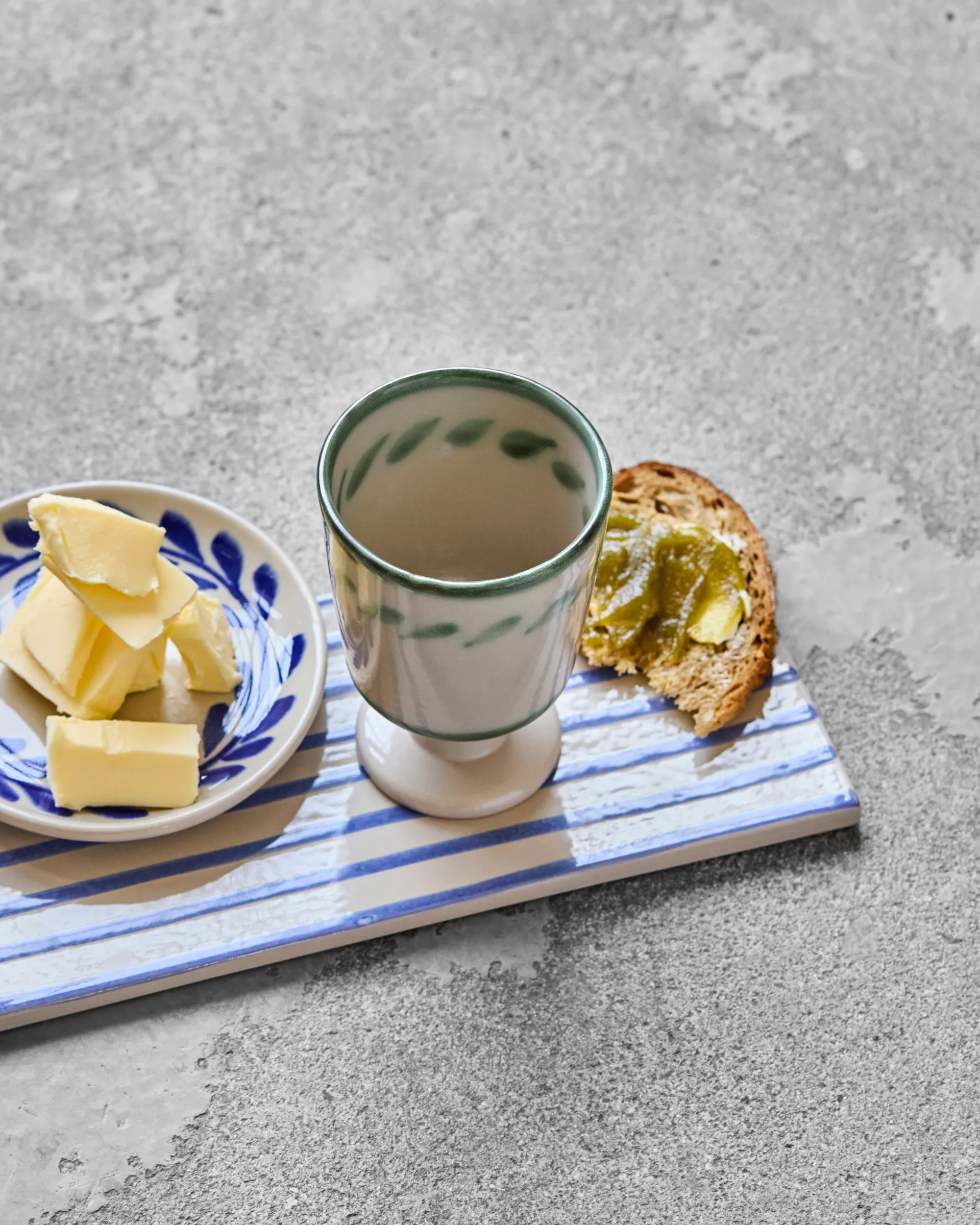 Diva mugg på fot 25 cl 2-pack, Off white-Grön House Doctor