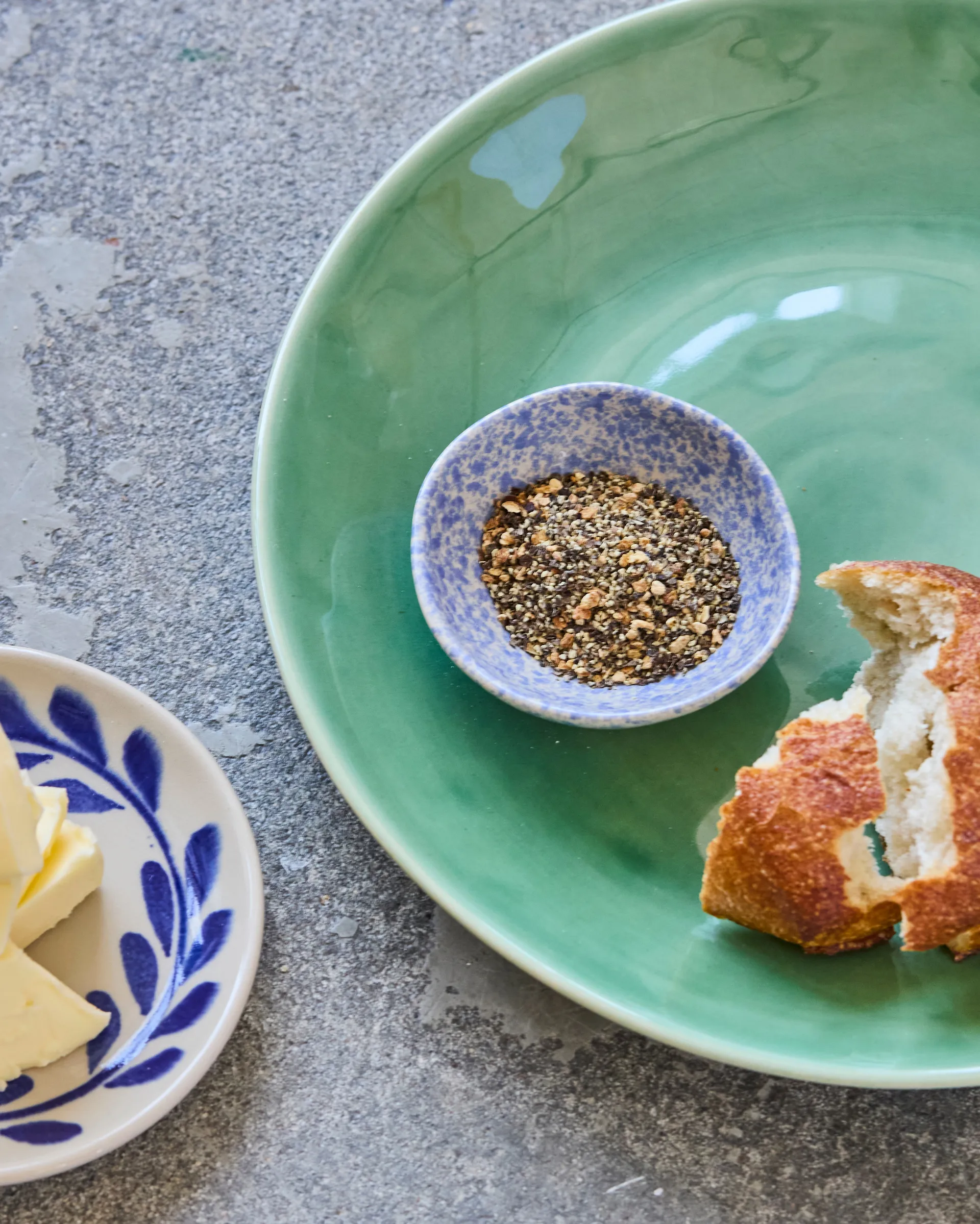 Diva skål 4 cl 3-pack, Blå House Doctor