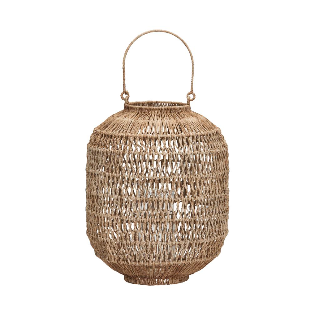 House Doctor Dive lykta 43 cm Natur | Skandinavisk Design | Ljuslyktor & Ljusfat | Beige