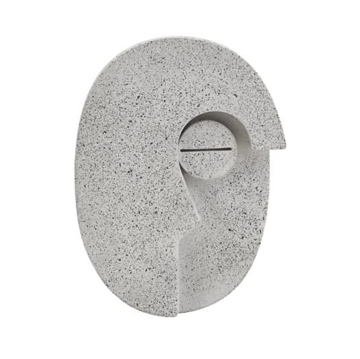 Face väggdekoration 14 cm, Grå House Doctor