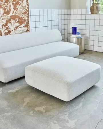 Feel sittpuff - Off-white, 95x95x42 cm - House Doctor