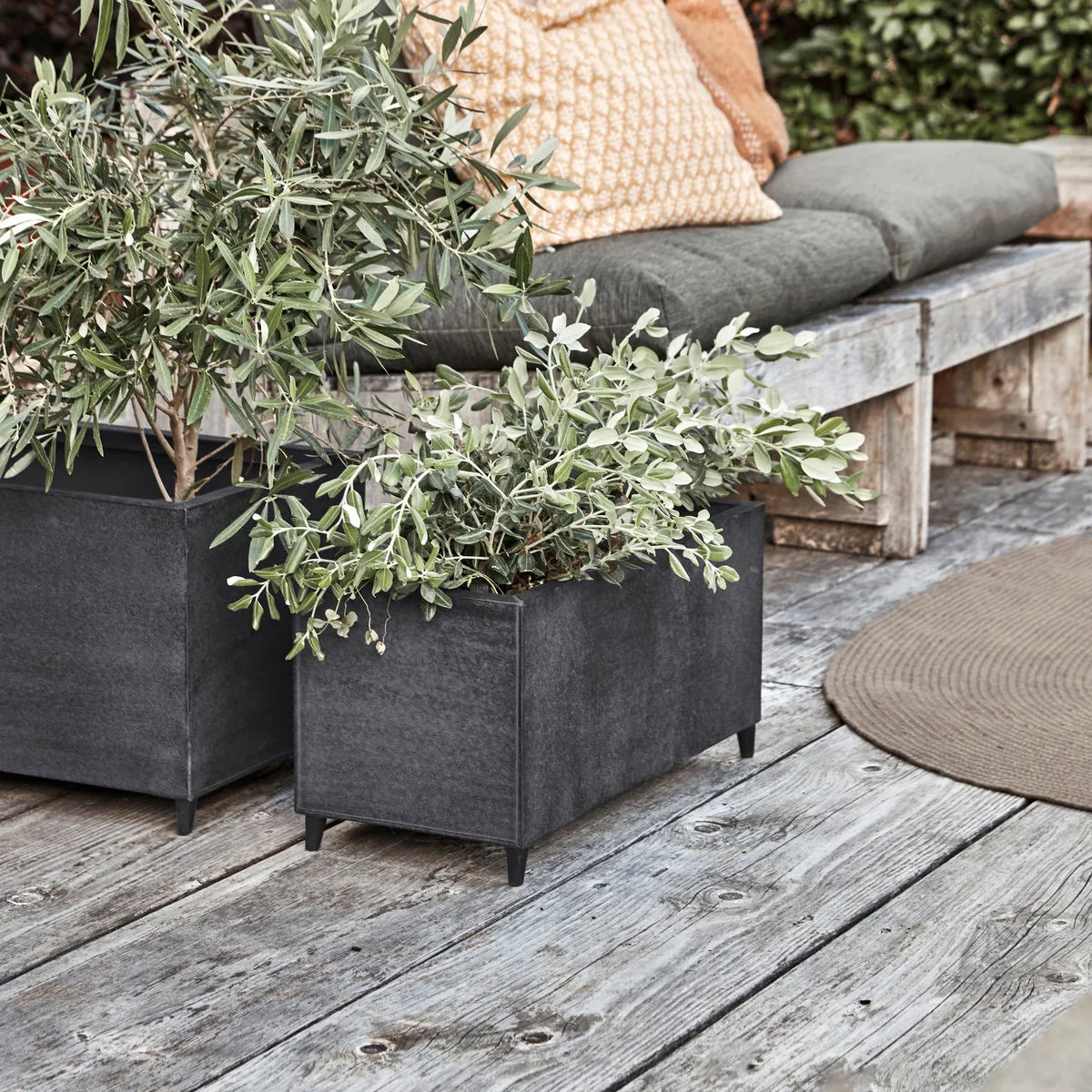 File kruka 2 delar, Grå House Doctor