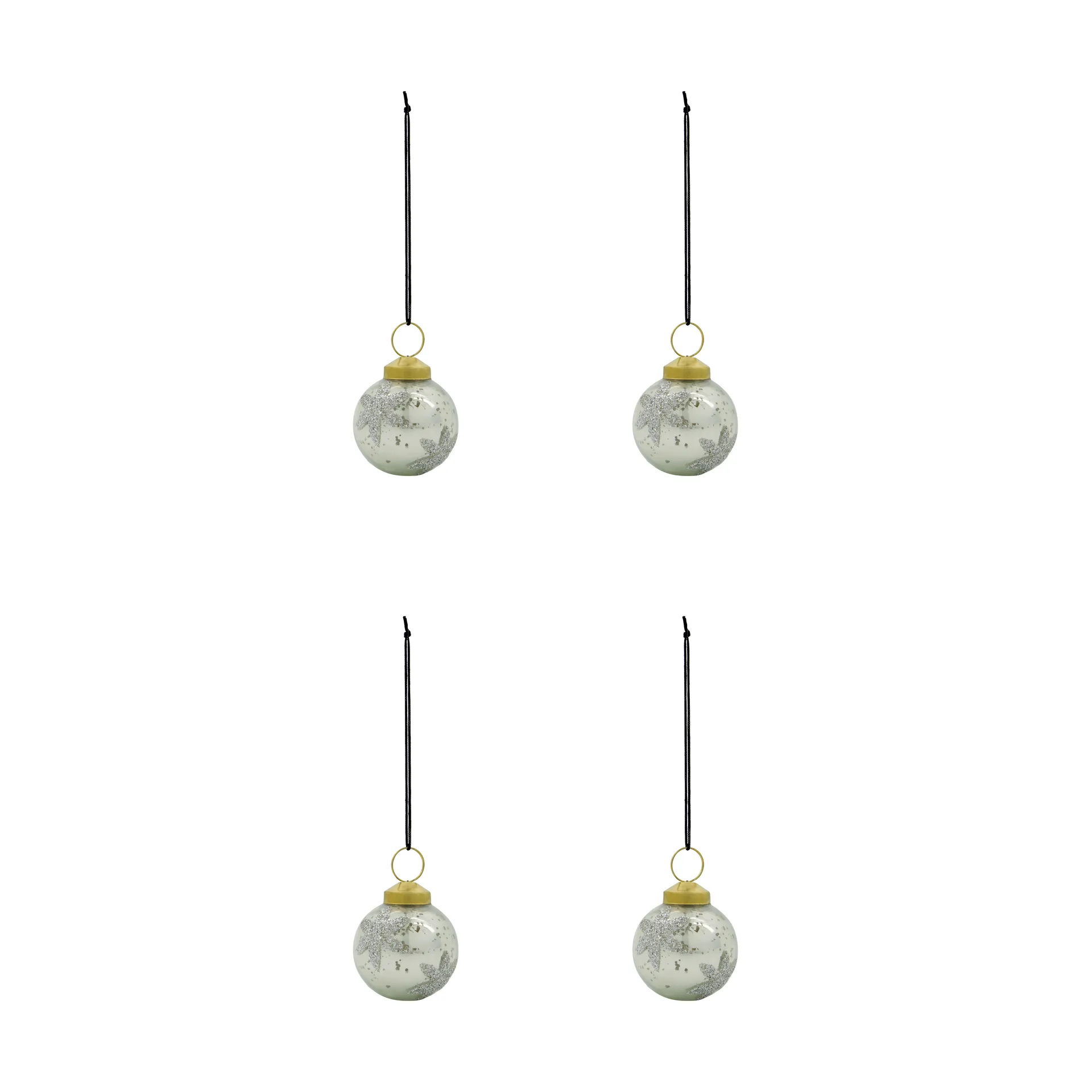 Fiore julgranskula 4-pack, Ljusblå House Doctor