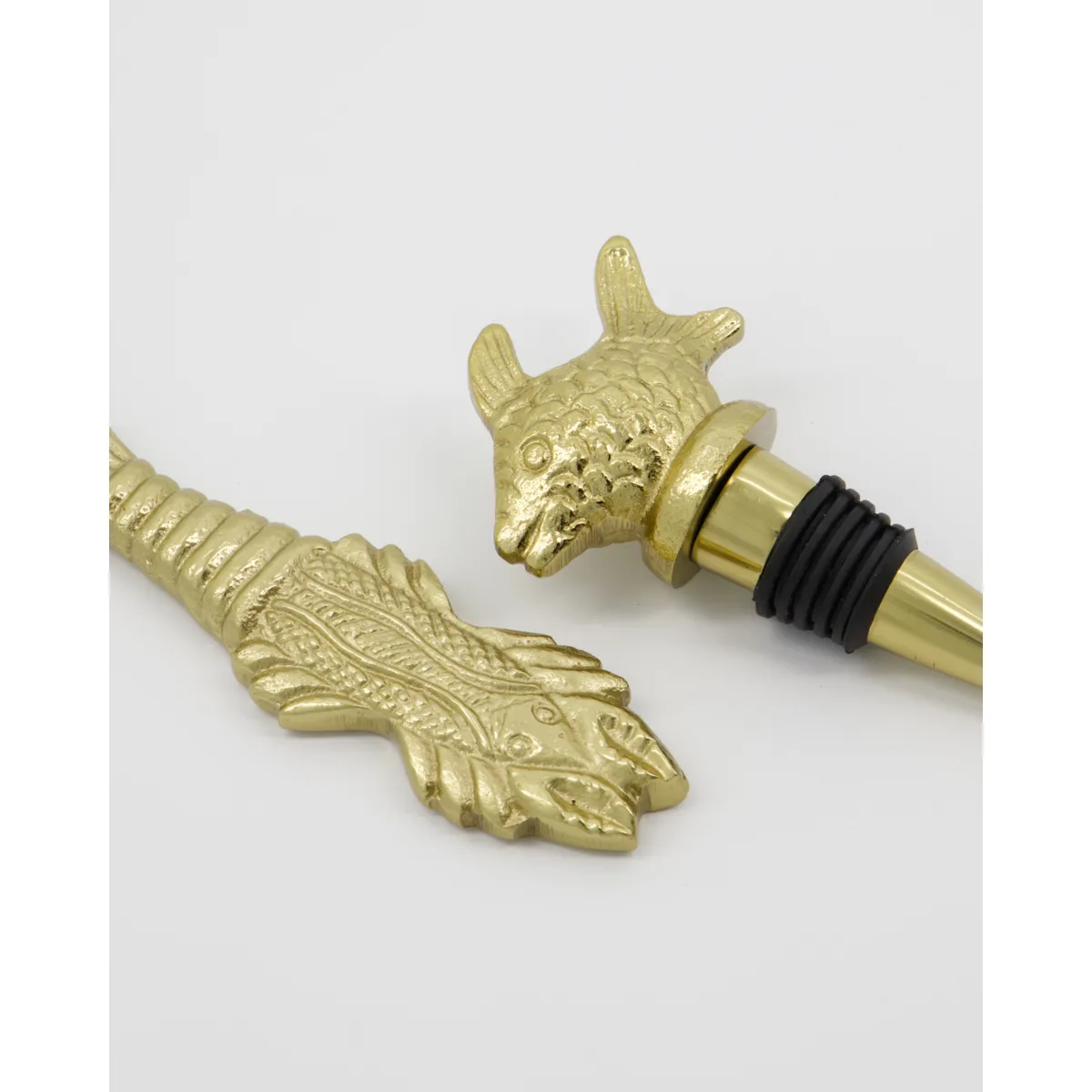 Fish barset 2 delar, Antikt guld House Doctor